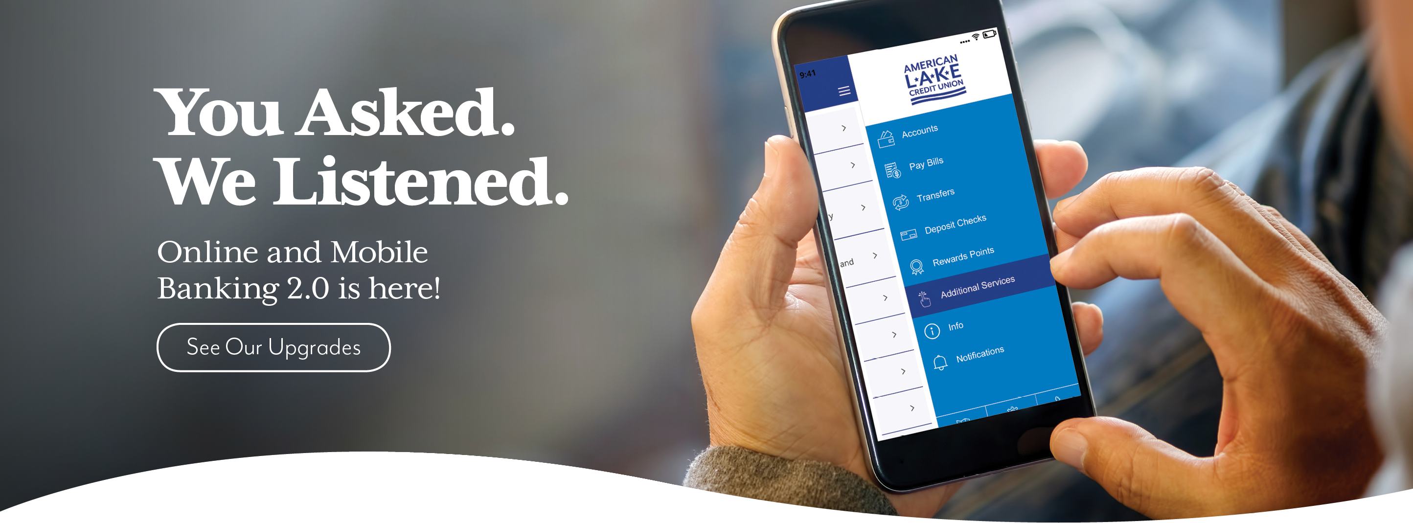 Services Online and Mobile Banking 2.0 Banner